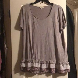 🛑🛑 6 for $18 🛑🛑 grey/purple blouse